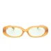 Cara oval-frame sunglasses