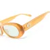 Cara oval-frame sunglasses