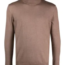 Джемпер из вирджинской шерсти с высоким воротником