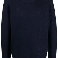 Джемпер из вирджинской шерсти с круглым вырезом