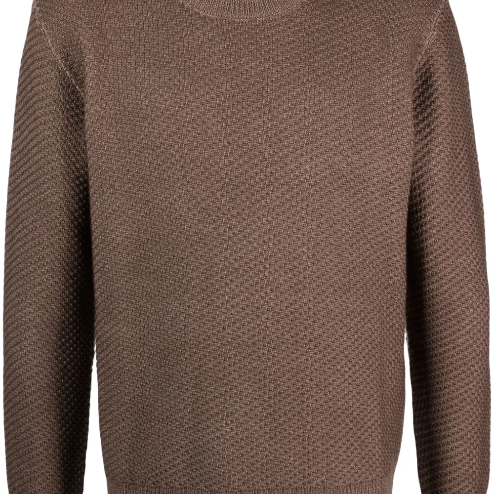 Джемпер из вирджинской шерсти с круглым вырезом