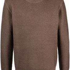 Джемпер из вирджинской шерсти с круглым вырезом