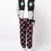 Graphic-print cotton track pants