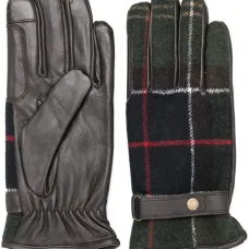 Перчатки Aubrey в клетку тартан