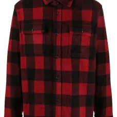 Фланелевая рубашка в клетку