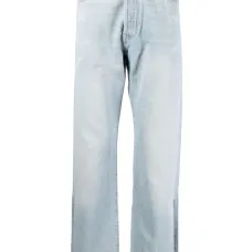 X Levi's 501 slit jeans