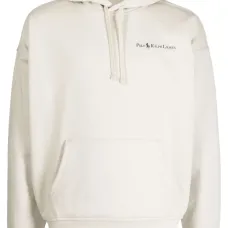 Худи с приспущенными плечами и логотипом