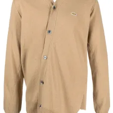 Шерстяной кардиган асимметричного кроя из коллаборации с Lacoste