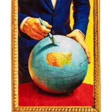 Коврик Globe с графичным принтом (60x90 см)