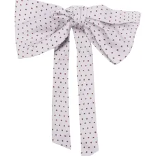 Шелковый галстук-бабочка в горох