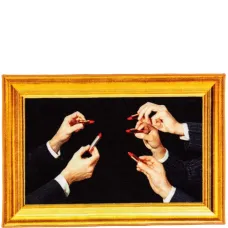 Коврик Lipstick с графичным принтом (60x90 см)