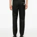 Logo-patch drawstring straight-leg trousers