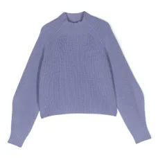 Шерстяной джемпер с круглым вырезом