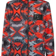 Куртка с капюшоном и логотипом