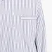 Striped cotton pyjama shirt