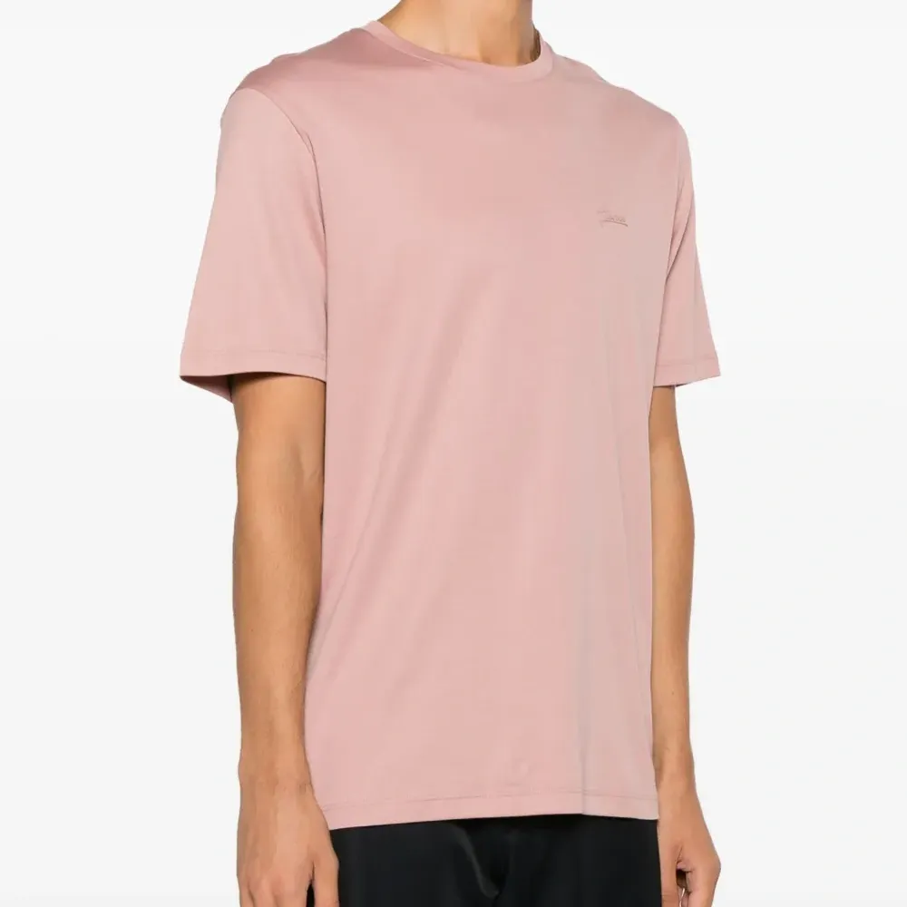 Хлопковая футболка с принтом логотипа