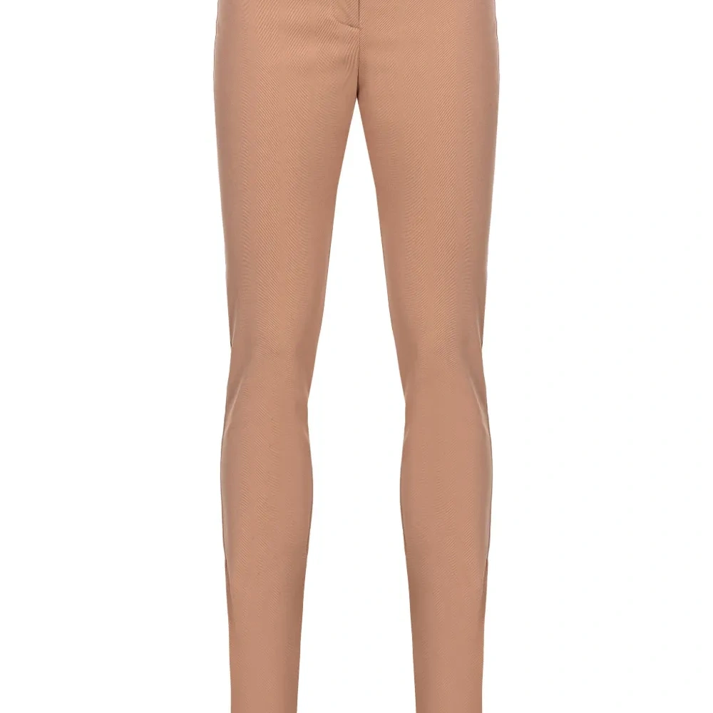 Брюки скинни с разрезами