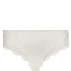 Атласные трусы-брифы с кружевной отделкой Атласные трусы-брифы с кружевной отделкой