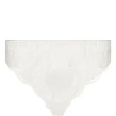 Атласные трусы-стринги с кружевом Атласные трусы-стринги с кружевом