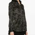 Leopard-print satin shirt
