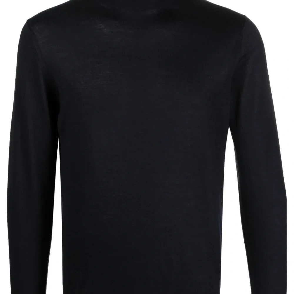 Джемпер из смесового кашемира с высоким воротником