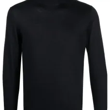 Джемпер из смесового кашемира с высоким воротником