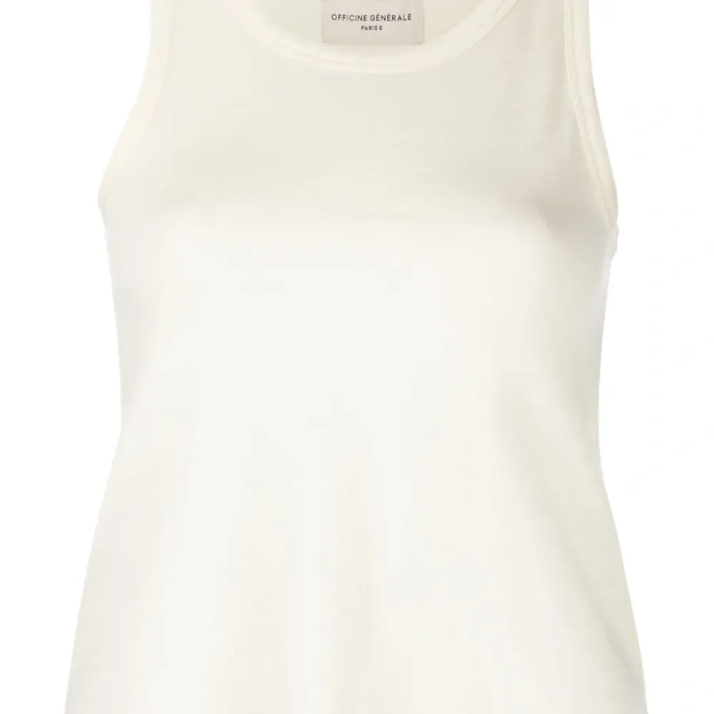 Трикотажный топ без рукавов