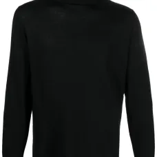 Джемпер из смесовой шерсти с высоким воротником