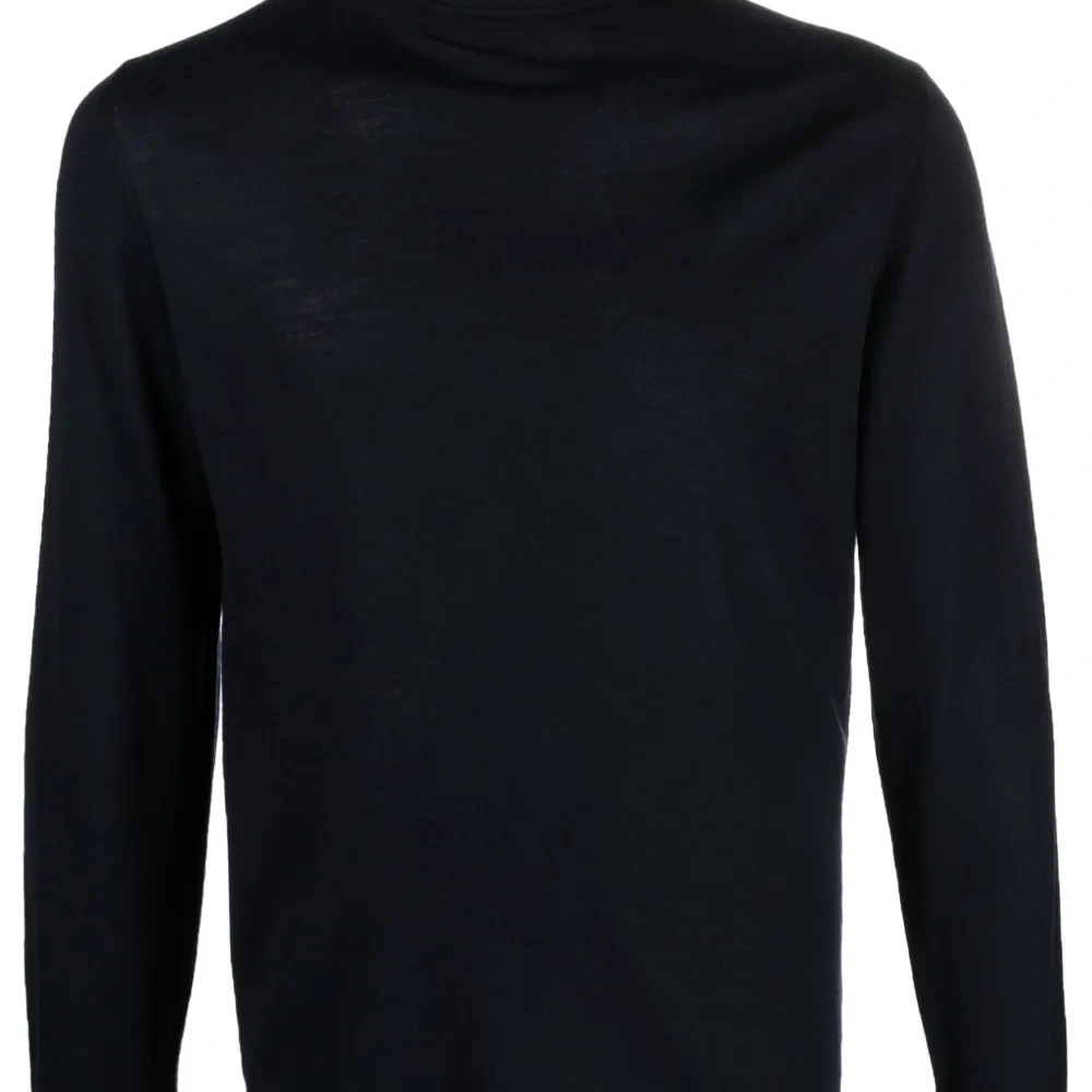 Джемпер из смесовой шерсти с высоким воротником