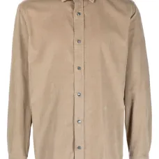 Вельветовая рубашка с вышитым логотипом Вельветовая рубашка с вышитым логотипом