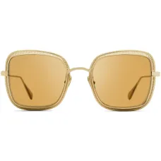 Солнцезащитные очки с квадратной оправой и гравировкой