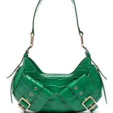 Сумка на плечо Y2K с тиснением под кожу крокодила