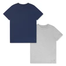 Комплект из двух футболок с вышитым логотипом