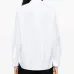Long-sleeve cotton-blend shirt