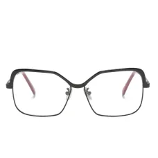 Очки в квадратной оправе с тисненым логотипом