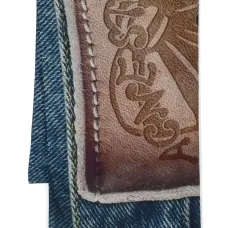 Шарф с принтом Denim-Label