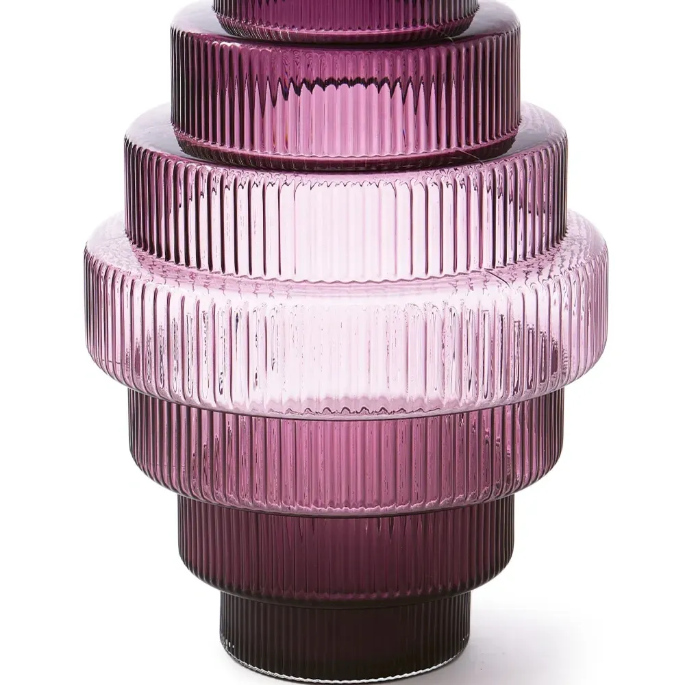 Large Steps glass vase