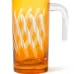 Tubular glass pitcher