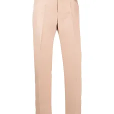 Прямые брюки с завышенной талией