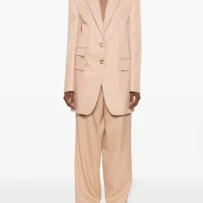 Однобортный блейзер с заостренными лацканами Однобортный блейзер с заостренными лацканами