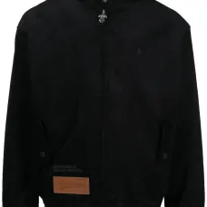 Бомбер с нашивкой-логотипом