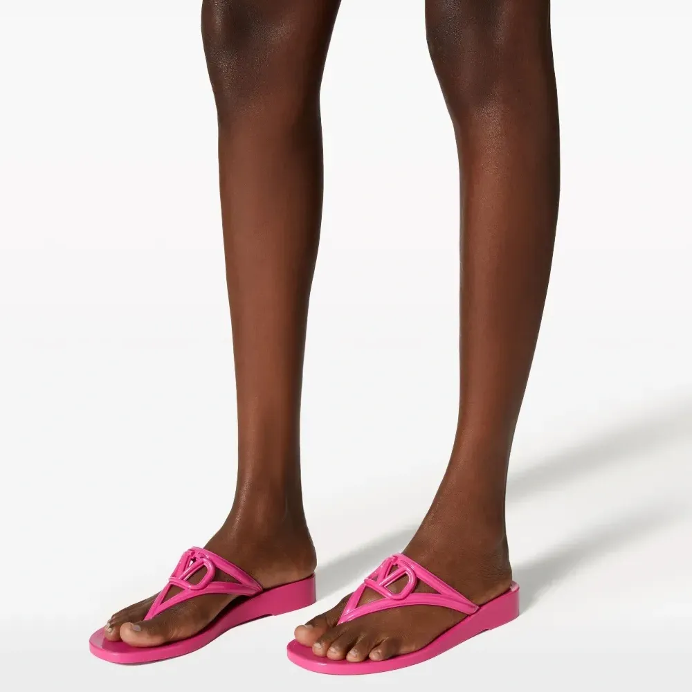 Шлепанцы с логотипом VLogo Signature