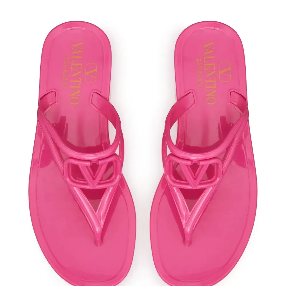 Шлепанцы с логотипом VLogo Signature