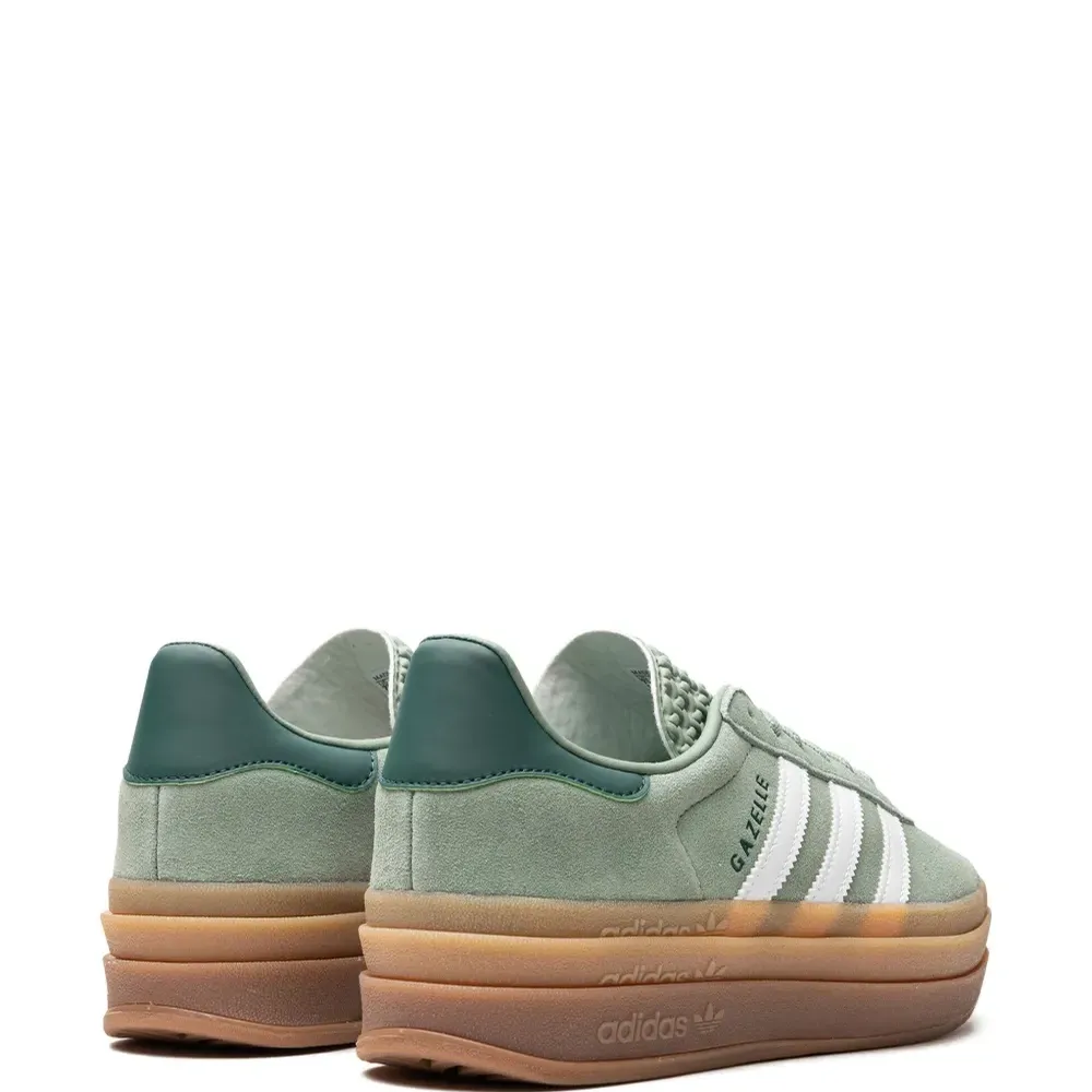 Кроссовки Gazelle Bold Silver Green Gum