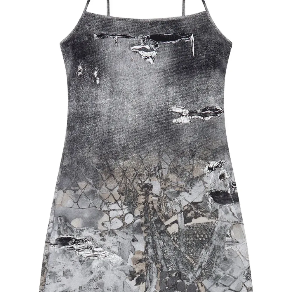 Платье мини D-Hoppyn с принтом