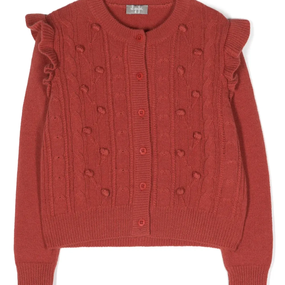 Фактурный кардиган из вирджинской шерсти