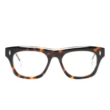 Очки в круглой оправе черепаховой расцветки