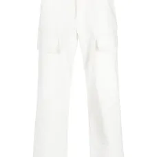 Широкие джинсы с нашивкой-логотипом Широкие джинсы с нашивкой-логотипом