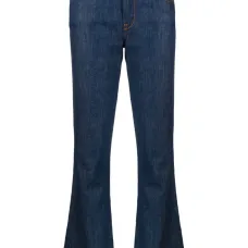 Укороченные джинсы средней посадки Укороченные джинсы средней посадки