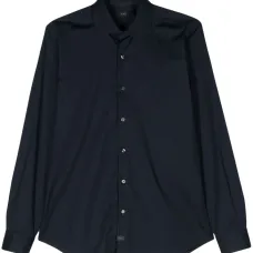 Рубашка с отложным воротником